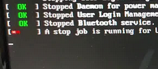 systemd stop jobs are running